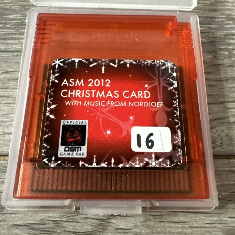 ASM 2012 Christmas  Card LE Hand‎ Numbered 16
